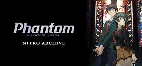 Phantom: PHANTOM OF INFERNO NITRO ARCHIVE — official Steam header, publisher Nitro Origin / NITROPLUS